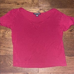 Maroon small top, Rue21